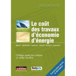 Le coût des travaux d'économie d'énergie